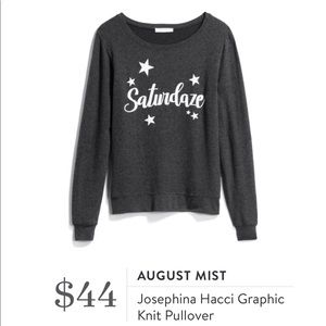 Stitch fix josephina hacci graphic knit pullover